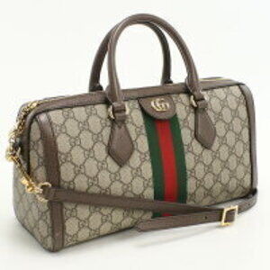 Gucci Ophidia Boston Bag Beige